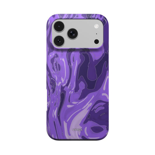 VYROX AMETHYST Violet Drift MagSafe tough case, back view