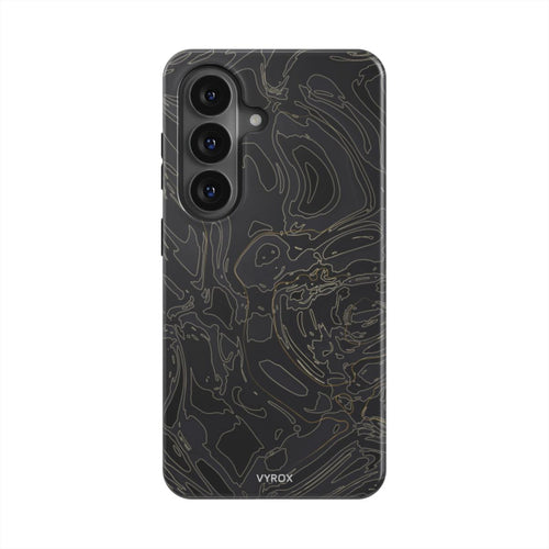 VYROX OBSIDIAN Gold Vein magnetic tough case, back view