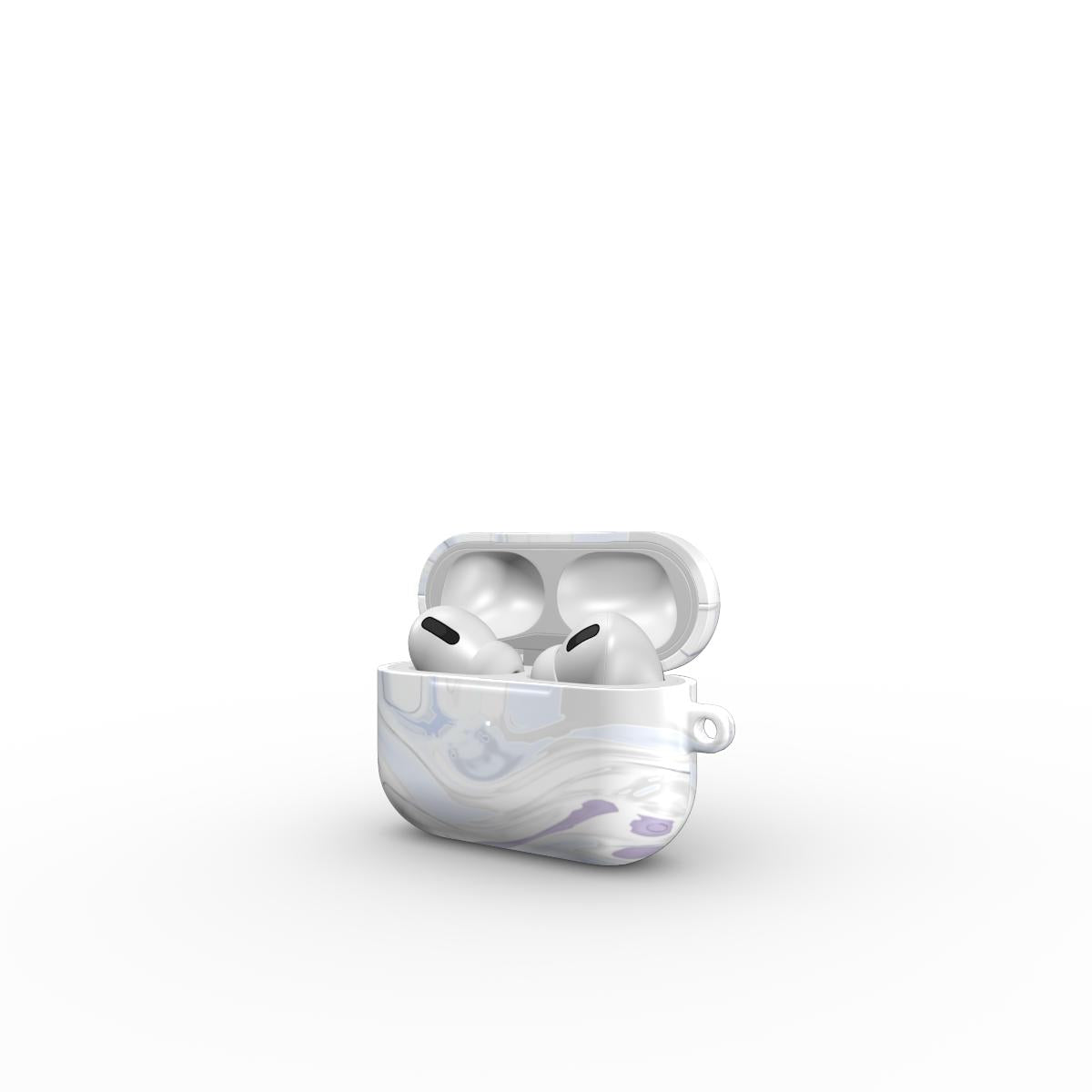 VYROX PEARL Moon Milk AirPods case, open view
