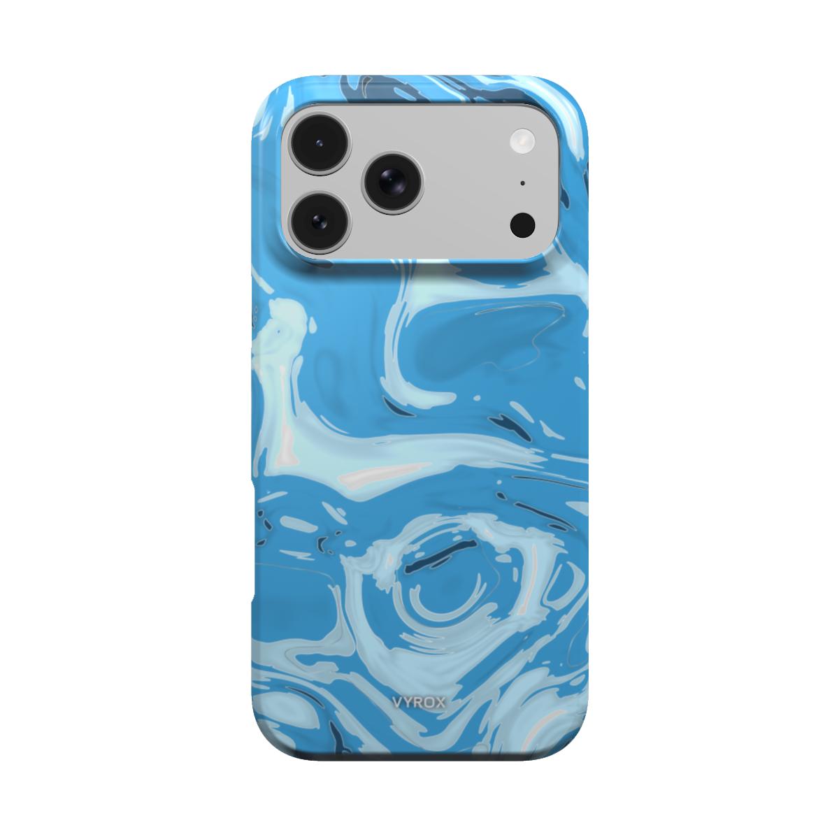 VYROX GLACIER Ice Flow MagSafe tough case, back view