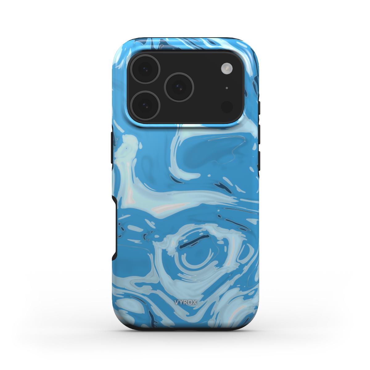 VYROX GLACIER Ice Flow tough case on iPhone 17 Pro Max