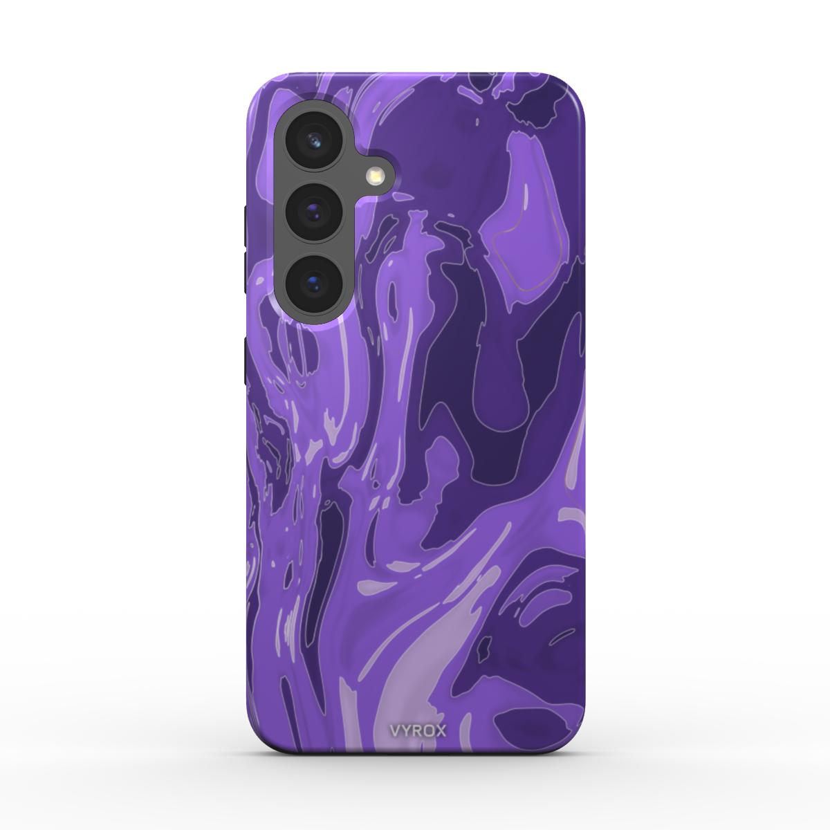 VYROX AMETHYST Violet Drift tough case on Samsung Galaxy S24