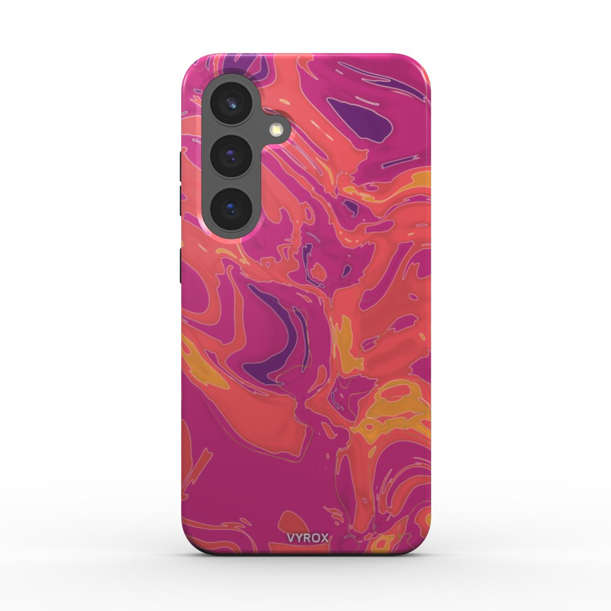 VYROX SUNSET Golden Hour tough case on Samsung Galaxy S25