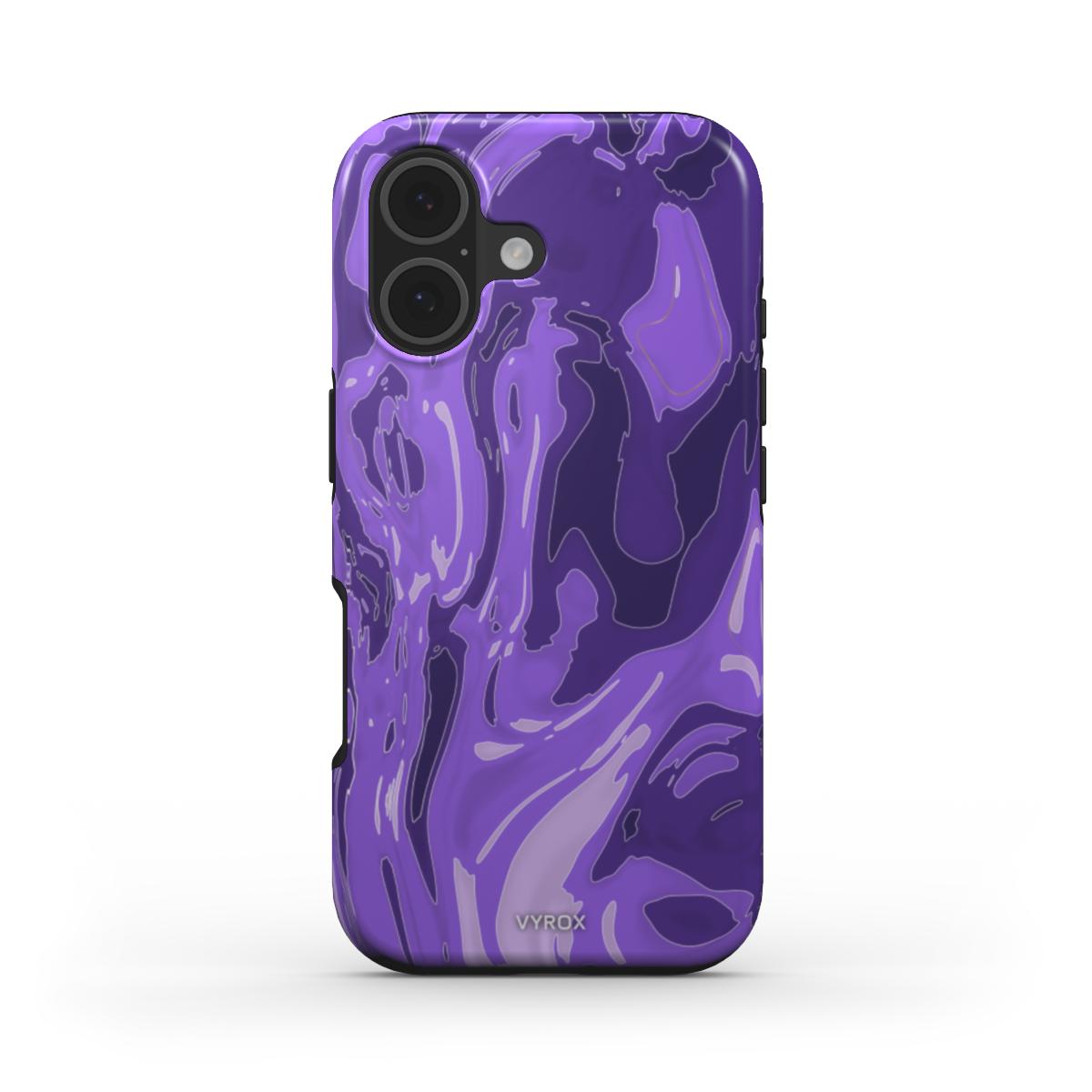 VYROX AMETHYST Violet Drift MagSafe tough case on iPhone 17