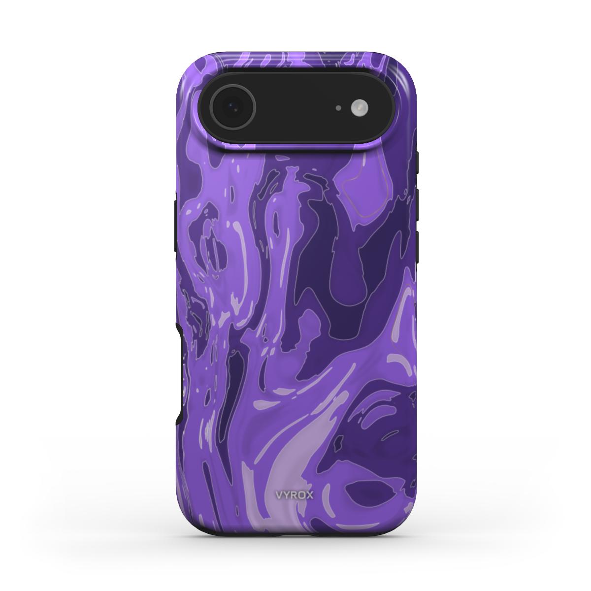 VYROX AMETHYST Violet Drift MagSafe tough case on iPhone 17 Air
