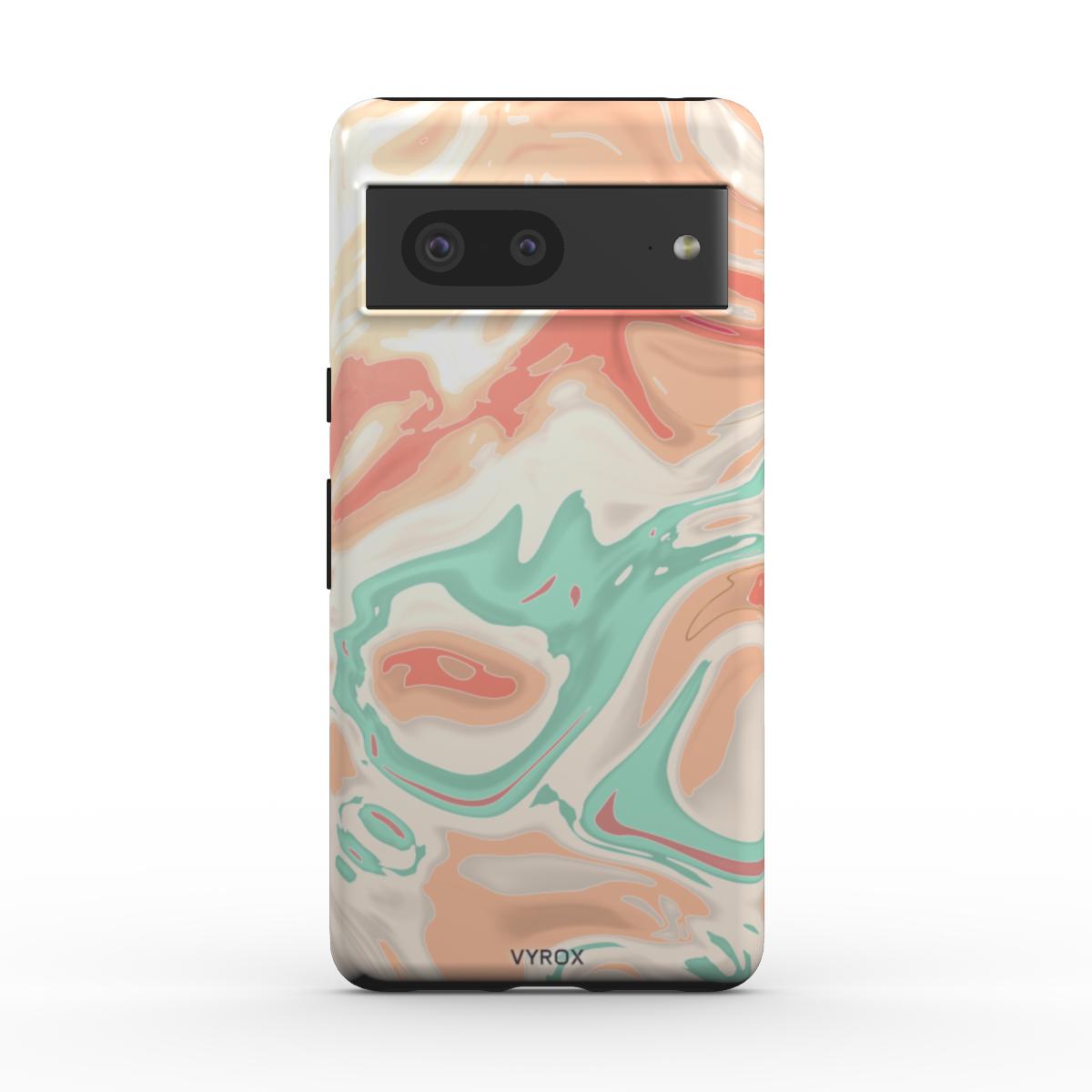 VYROX SORBET Peach Swirl magnetic tough case on Google Pixel 11 Pro