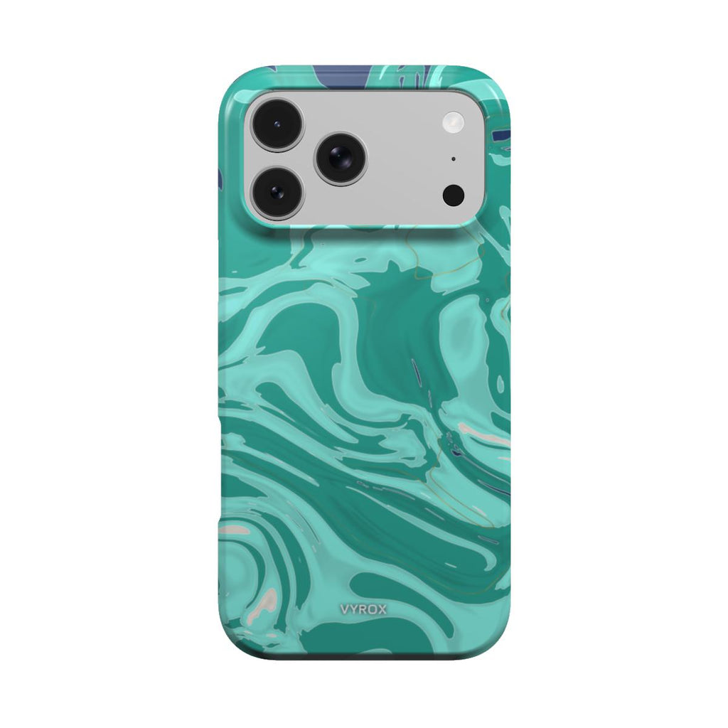 VYROX LAGOON Opal Tide tough case on iPhone 18 Pro