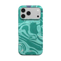 VYROX LAGOON Opal Tide tough case on iPhone 18 Pro