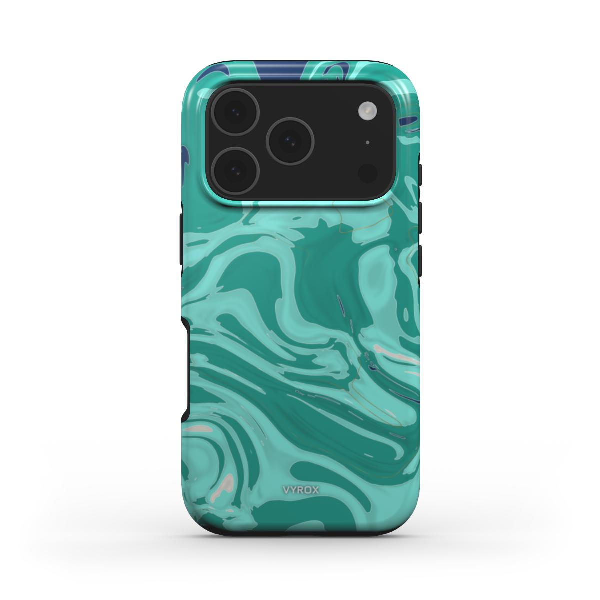 VYROX LAGOON Opal Tide tough case on iPhone 17 Pro Max