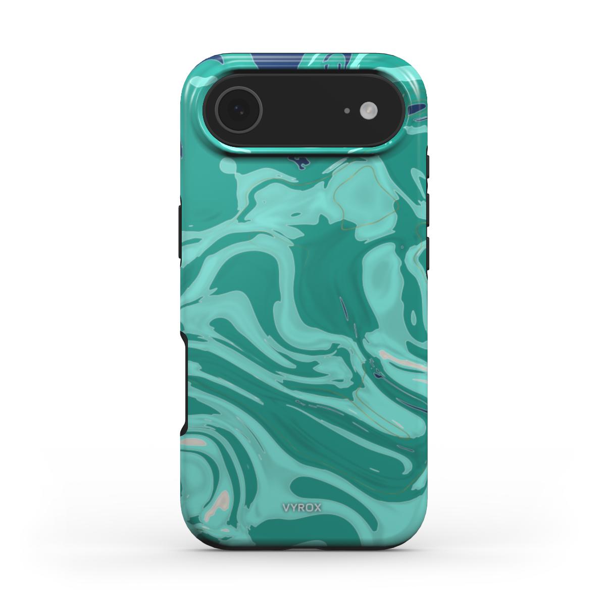 VYROX LAGOON Opal Tide tough case on iPhone 17 Air