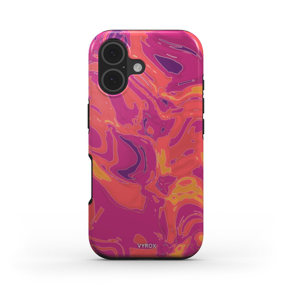 VYROX SUNSET Golden Hour MagSafe tough case on iPhone 17e