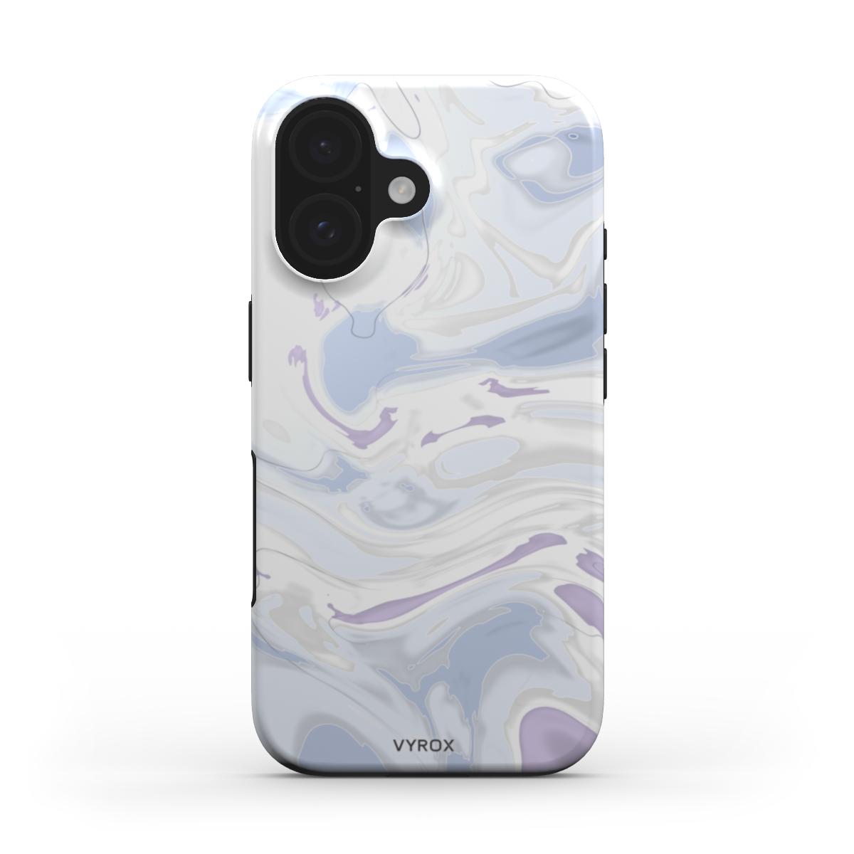 VYROX PEARL Moon Milk MagSafe tough case on iPhone 16