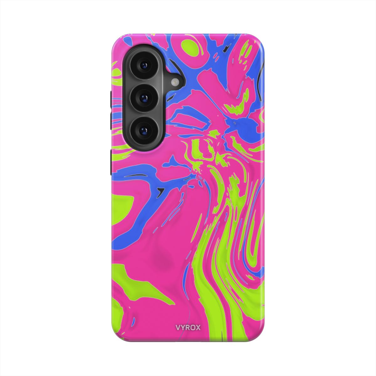VYROX NEON Acid Rush tough case on Samsung Galaxy S26 Ultra