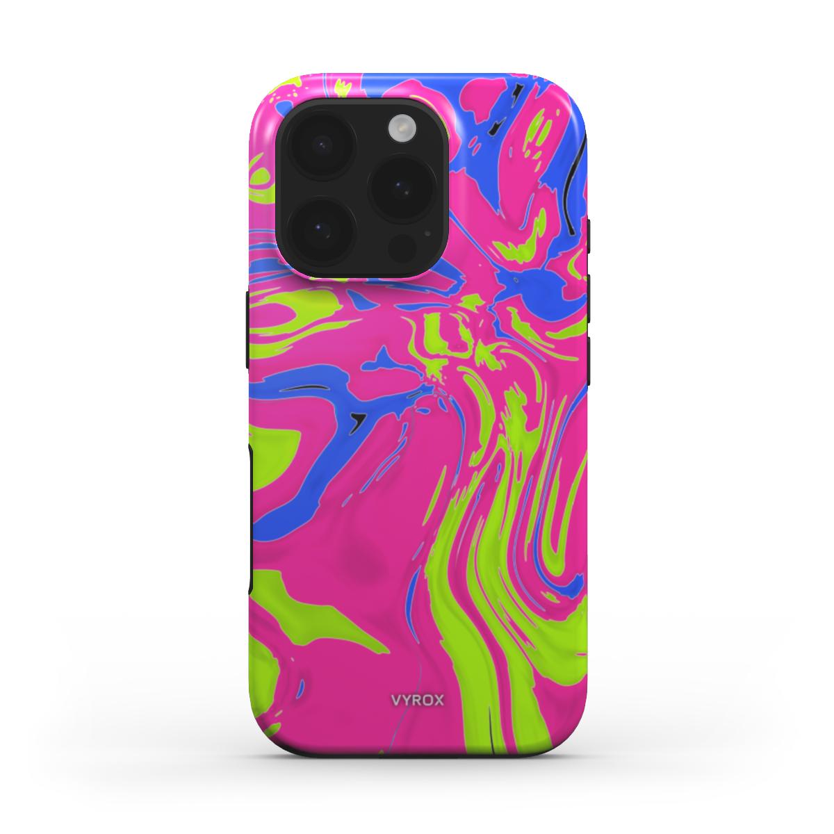 VYROX NEON Acid Rush tough case on Samsung Galaxy S26 FE