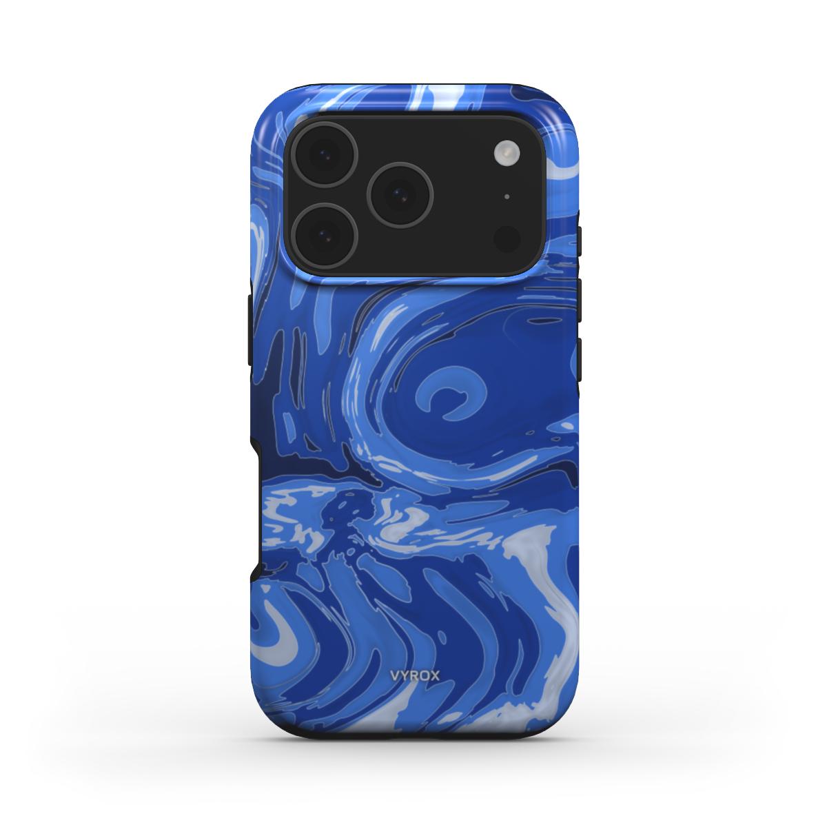 VYROX SAPPHIRE Deep Current MagSafe tough case on iPhone 17 Pro Max