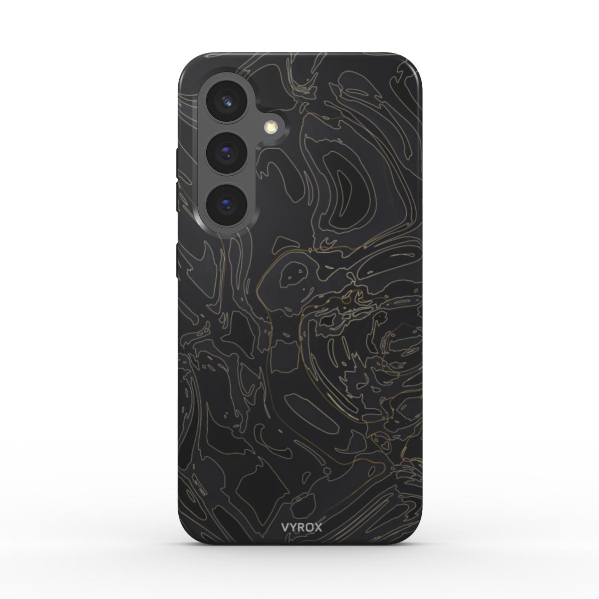 VYROX OBSIDIAN Gold Vein magnetic tough case on Samsung Galaxy S25 Ultra