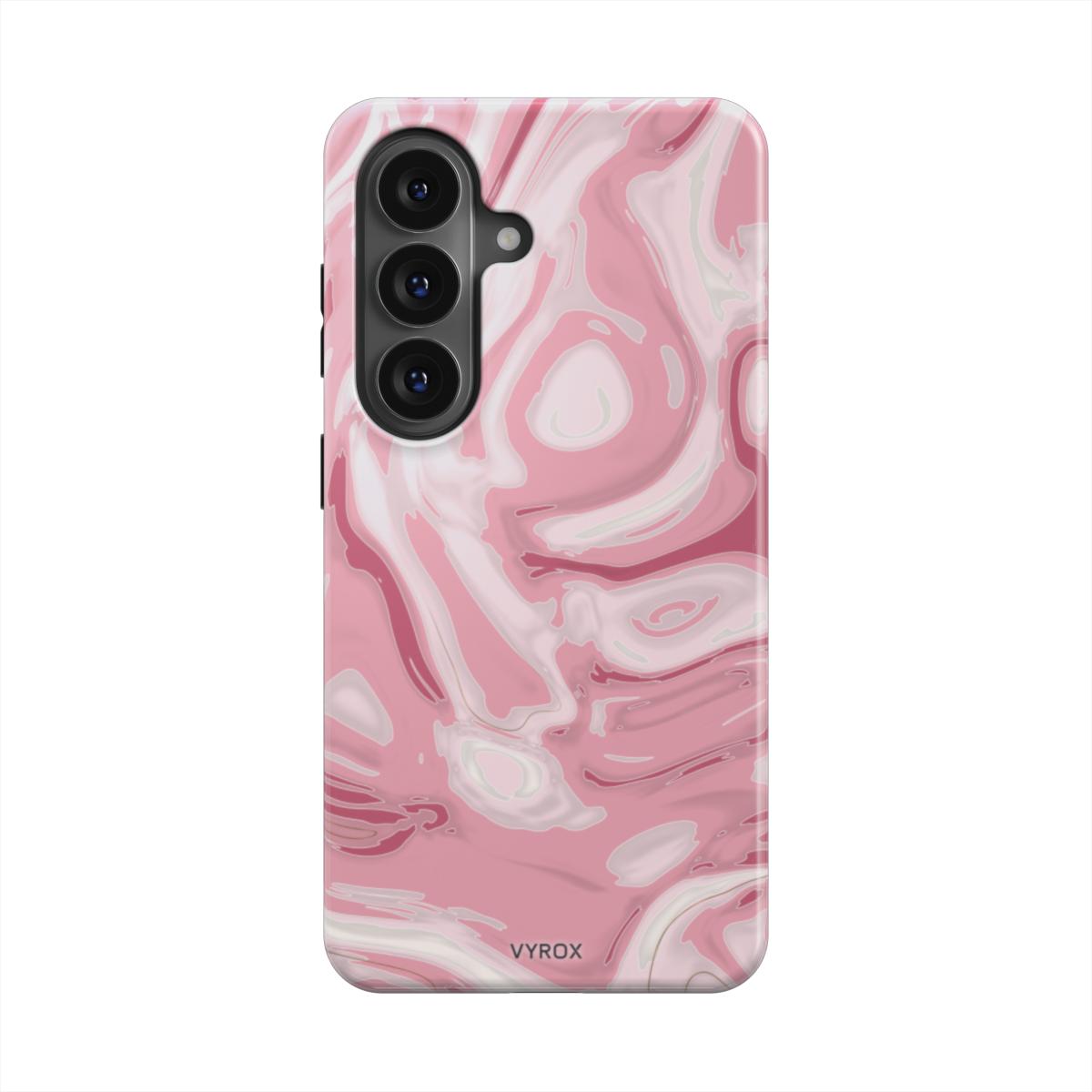 VYROX ROSE Blush Marble tough case on Samsung Galaxy S26