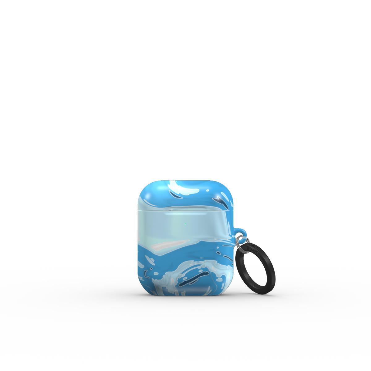 VYROX GLACIER Ice Flow AirPods case on Apple AirPods 1 / 2, front view