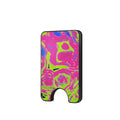 VYROX NEON Acid Rush magnetic wallet, front view