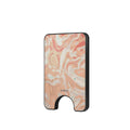 VYROX SORBET Peach Swirl magnetic wallet, front view