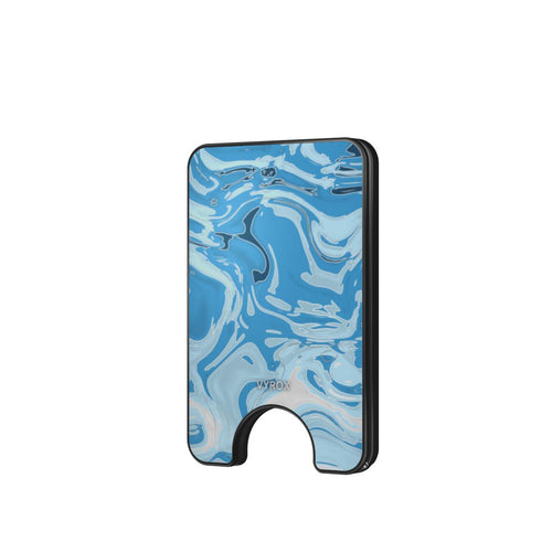 VYROX GLACIER Ice Flow magnetic wallet, front view