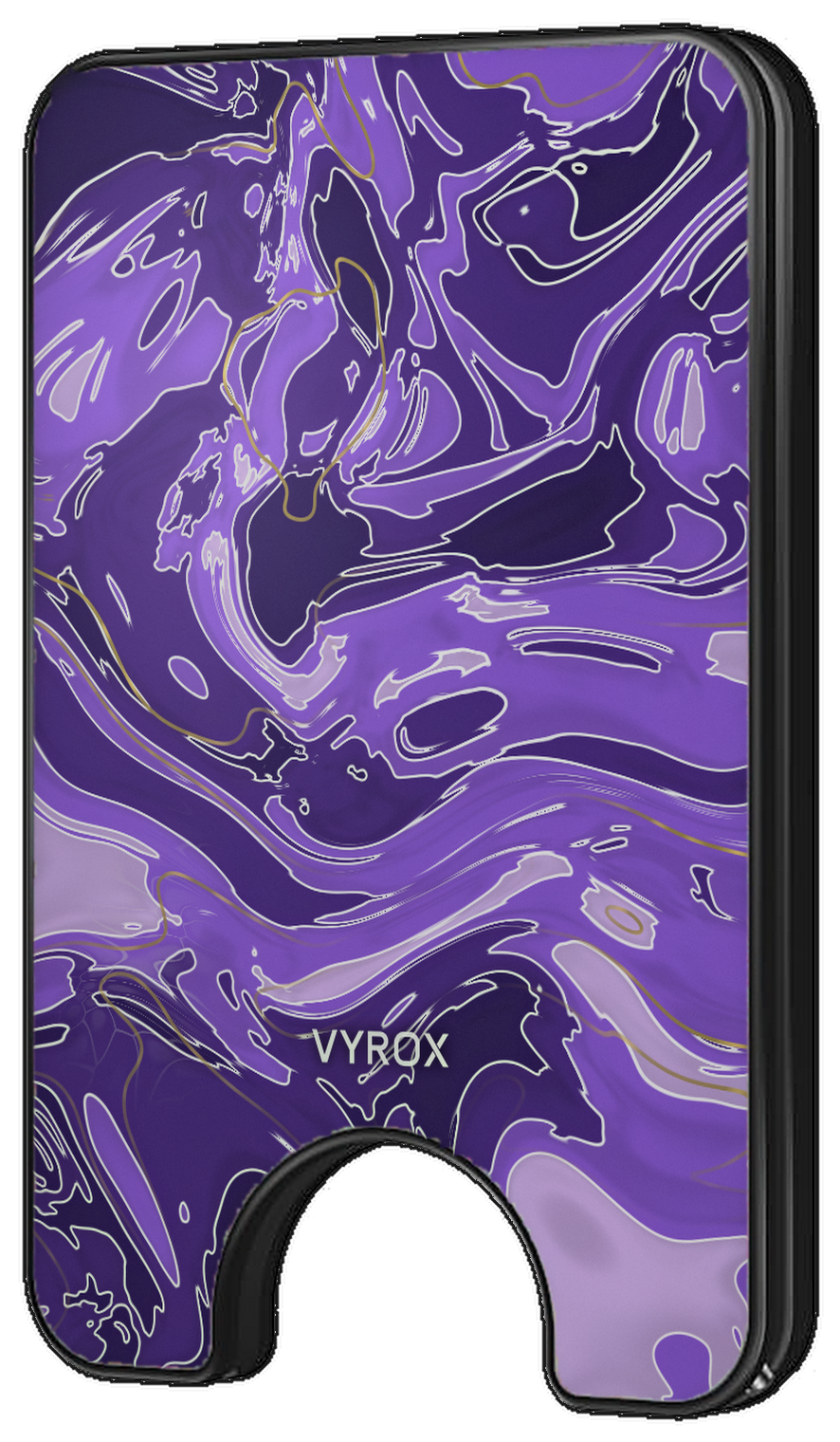 AMETHYST / Violet Drift — Magnetic Wallet